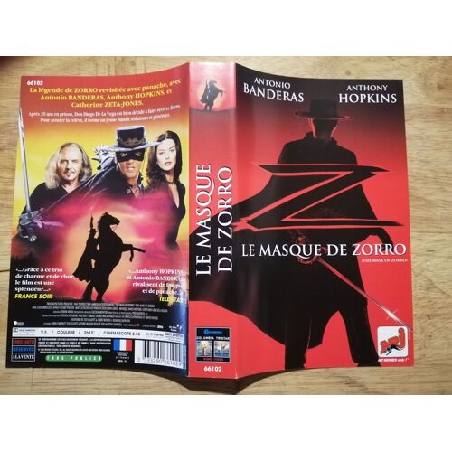 Jaquette Vhs Le Masque De Zorro