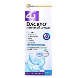 Dacryo Entretien Des Lentilles Solution 4 X 360ml 