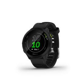 Garmin Forerunner 55 - Noir - montre de sport avec bracelet - silicone - noir - affichage 1.04" - Bluetooth, ANT+ - 37 g