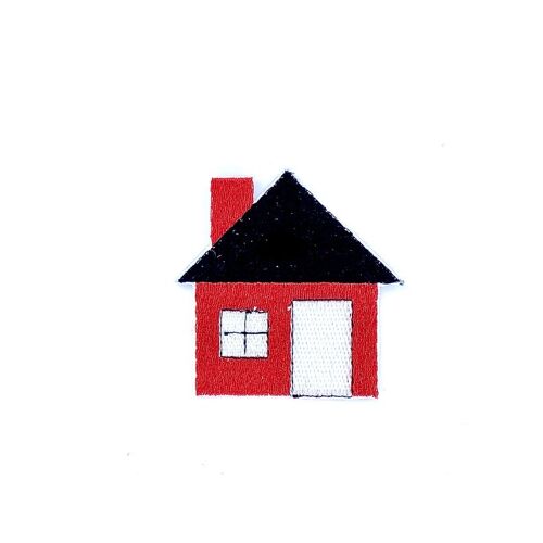 Patch Ecusson Brode Thermocollant Badge Maison Broderie