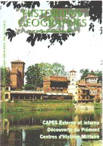 Historiens Et Géographes N° 376
