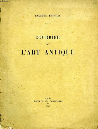 Courrier De L'art Antique