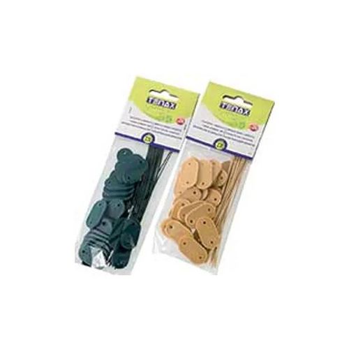 25 Fascette Per Cannicci Fix-Tie Xl Verde Tenax
