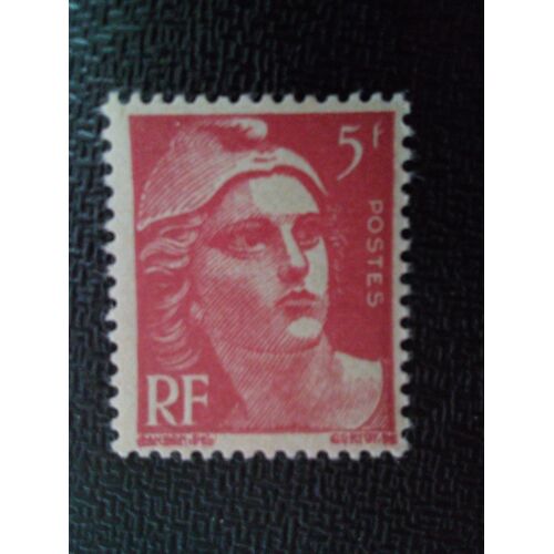 Timbre France Yt 719 A Marianne Type Gandon 1947 ( 10071004 )