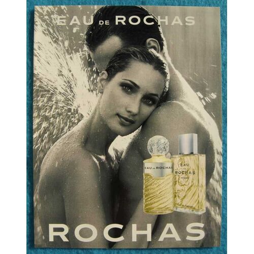 Publicité Papier - Eau De Rochas De 2000, Brett Hollands, Manon Von Gerkan Mannequins
