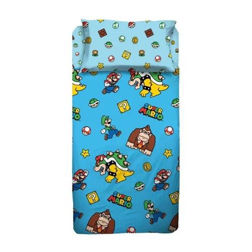 Supermario Completo Lenzuola Singolo