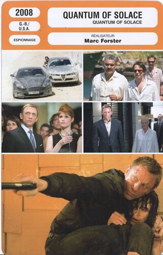 Fiche Monsieur Cinema Quantum Of Solace