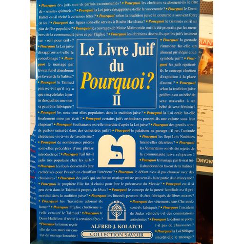 Le Livre Juif Du Pourquoi ? Tome 2