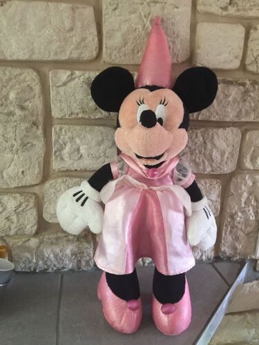 Peluche Doudou Minnie Princesse La Belle Au Bois Dormant Disneyland Paris 40 Cm Collector