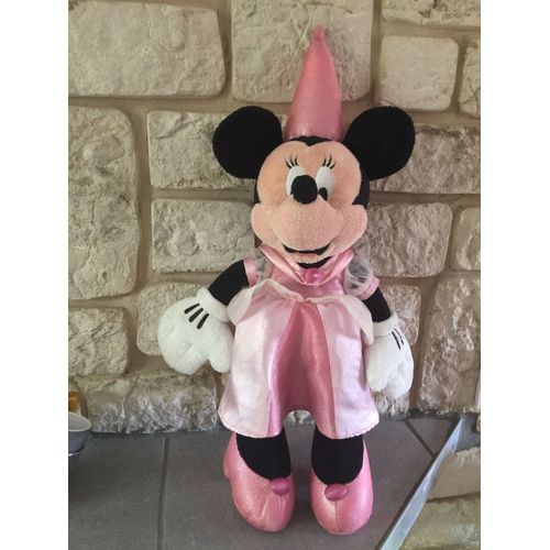 Peluche Doudou Minnie Princesse La Belle Au Bois Dormant Disneyland Paris 40 Cm Collector