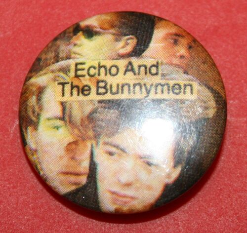Echo And The Bunnymen Badge Import Uk D'époque