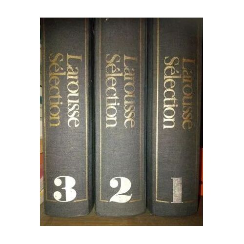 Dictionnaire Encyclopédique Larousse Sélection En 3 Volumes