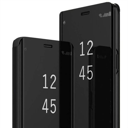 Coque Samsung A52 5g/4g Etui Clear View Case Placage Flip Support Rigimiroir Pc + Silicone Housse 360 Protection Couverture Antichoc Coque Galaxy A52 Smartphone