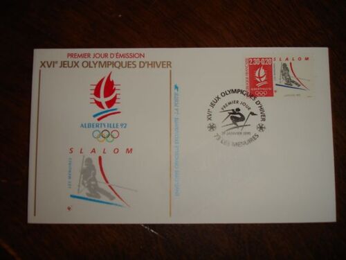 Enveloppe 1er Jour - Jeux Olympiques D'albertville 1992