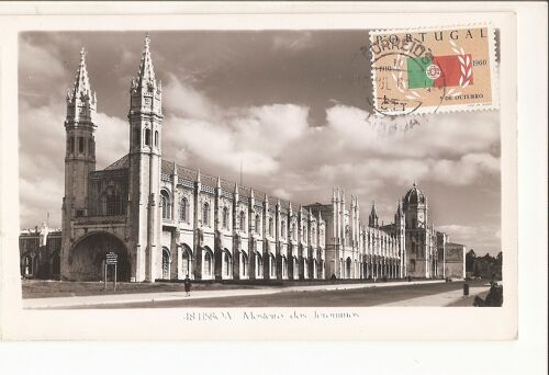 Portugal Lisboa Mosteiro Dos Jeronim Lisbone Monastère 1961