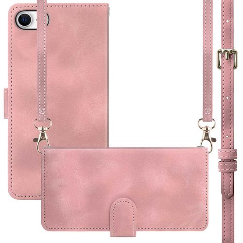 Imoshion Etui De Téléphone Portefeuille Avec Cordon Iphone Se (2022 / 2020) / 8 / 7 Rose