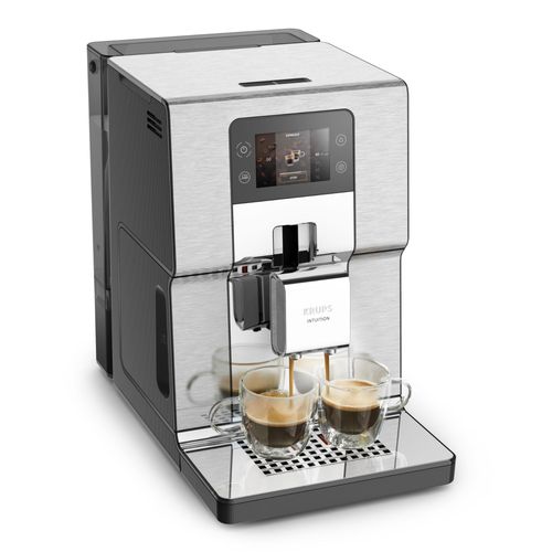 KRUPS EA877D10 Intuition Expérience+, Machine à café à grain, 21 boissons, Ecran
