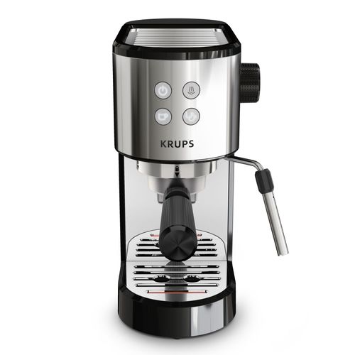 Krups Virtuoso Essential XP441810 - Machine à café avec mousseur à lait - 15 bar - noir