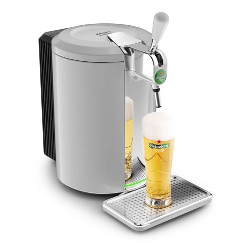 Krups BeerTender VB452E10 - Fontaine à bière - 5 litres - argent/chrome