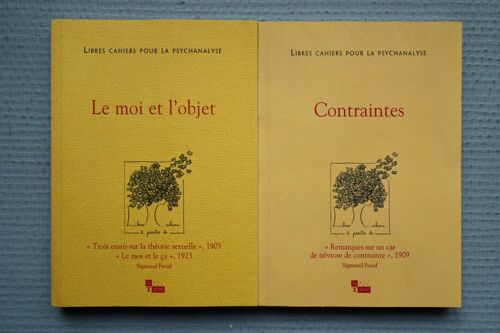 Lot De 2 Numéros De Libres Cahiers Pour La Psychanalyse: N° 29 (Le Moi Et L'objet) Et 30 (Contraintes)