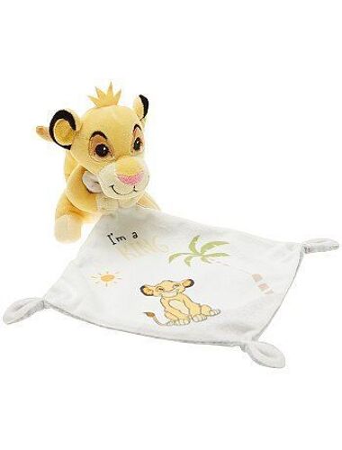 Doudou Roi Lion Mouchoir I'm A King Disney Baby