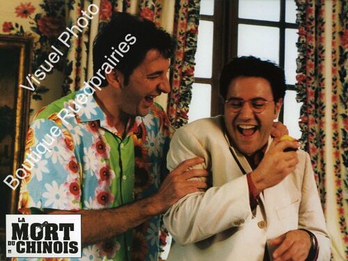 La Mort Du Chinois : Jeu De Photos D'exploitation Cinématographique - Format 21x28 Cm - De Jean-Louis Benoît Avec José Garcia, Denis Podalydès, Isabelle Carré, François Berléand - 1997