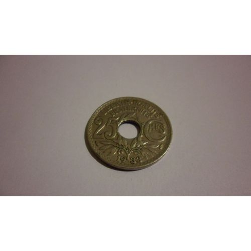 France 25 Centimes Lindauer 1933
