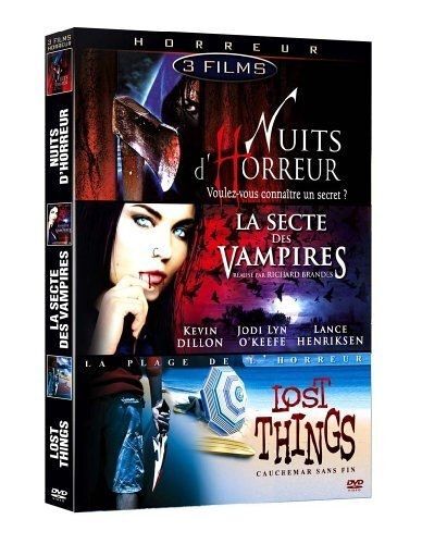 Coffret Horreur : Nuits D'horreur ; La Secte Des Vampires ; Lost Things