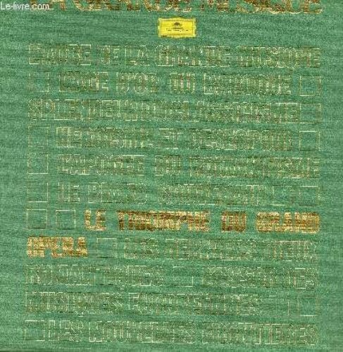 Disque Vinyle 33t Le Triomphe Du Grand Opera