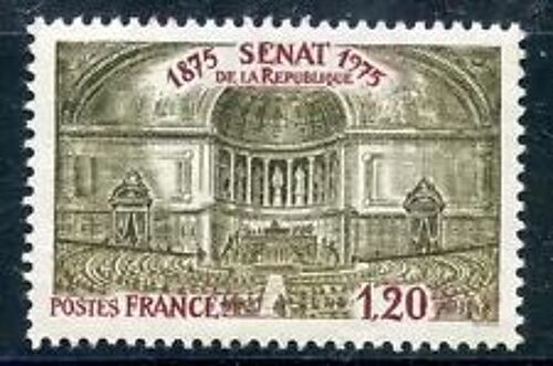 Timbre France 1975 Neuf ** Yt N° 1843 Centenaire Du Sénat De La République