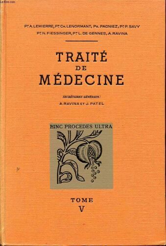 Traite De Medecine Tome 5 Maladies De L Appareil Respiratoire : Voies Aeriennes Superieurs, Trachée, Bronches, Poumons, Plevre Et Mediastin.