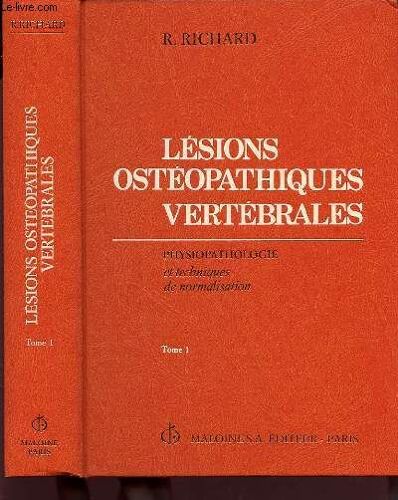 Lésions Ostéopathiques Vertébrales N° 1