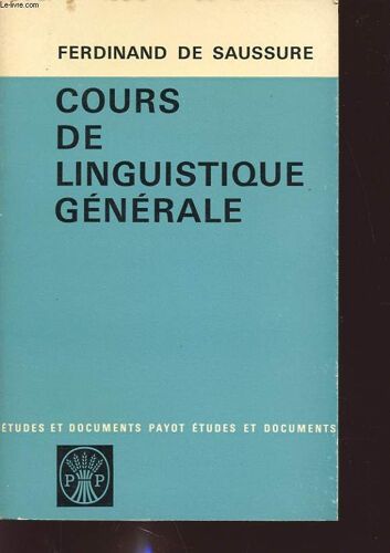 Cours De Linguistique Generale