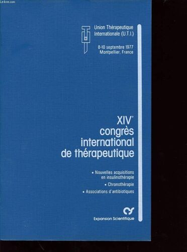 Nouvelles Acquisitions En Insulinothérapie, Chronothérapie, Associations D'antibiotiques