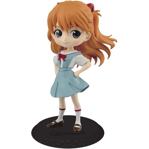 Rare Color Single Edition Rebuild Of Evangelion Q Posket-Shikinami Asuka Langley- Asuka Figure Posket [Import Japonais]