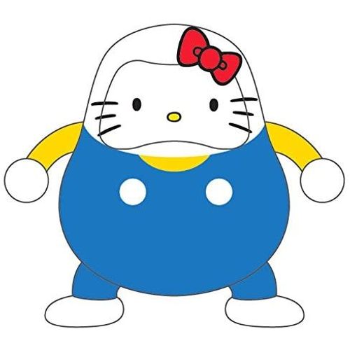 Daruma Club Hello Kitty A Approx. 90mm Painted Abs Finished Figure [Import Japonais]