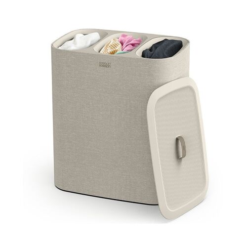 JOSEPH JOSEPH Tota Trio Panier à linge 90 litres Ecru