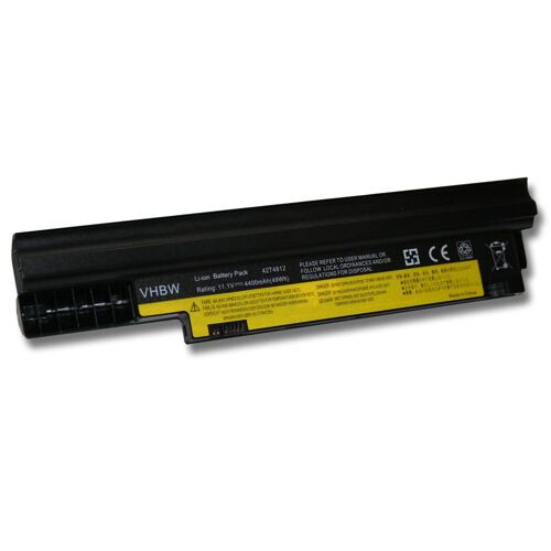 vhbw Batterie remplacement pour Lenovo 42T4806, 57Y4564, 42T4815, 42T4814, 42T4807, 57Y4565 pour ordinateur portable (4400mAh, 11,1V, Li-ion)