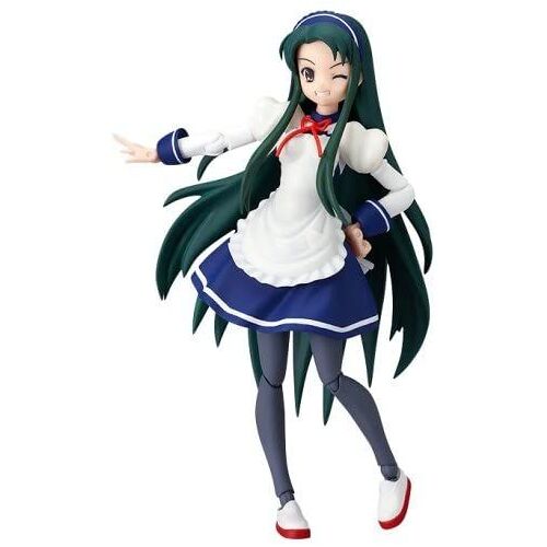 Suzumiya Haruhi No Yuutsu Non Scale Pre-Painted Pvc Figure: Figma Tsuruya San (Culture Festival Maid Version) [Import Japonais]