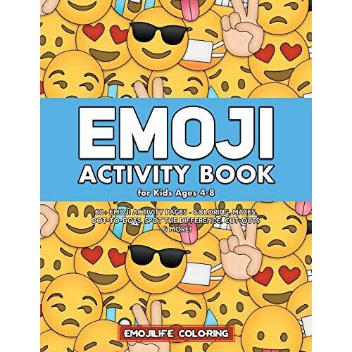 Emoji Activity Book For Kids Ages 4-8
