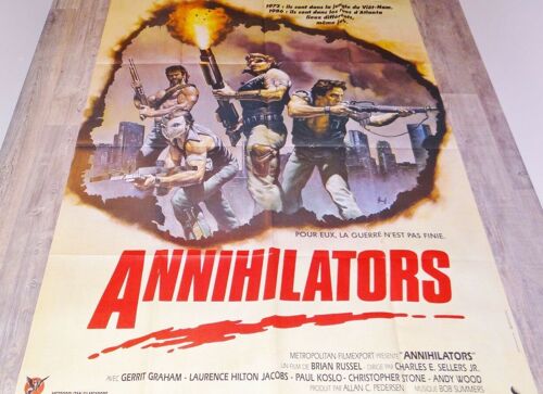 Annihilators - Paul Koslo - 116x158cm - Affiche Cinema Originale Envoi Plie