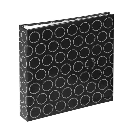 Album Photo Grand Format "Ivy", 30 X 30 Cm, 80 Pages Blanches, Noir