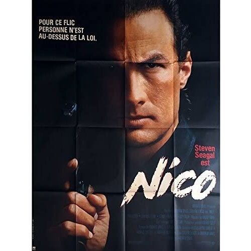 Nico - 1988 - Steven Seagal - 116x158cm - Affiche Cinema Originale Envoi Plie