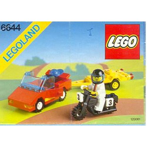 LEGO LEGOLAND 6644 - Voiture + Moto + Figurine Vintage Road Rebel