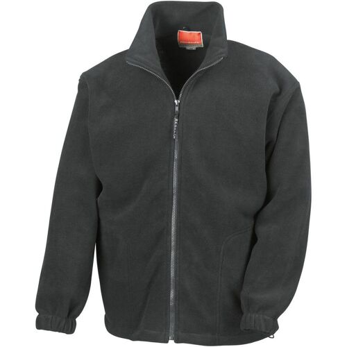 Veste de travail polaire zippée Result Noir L