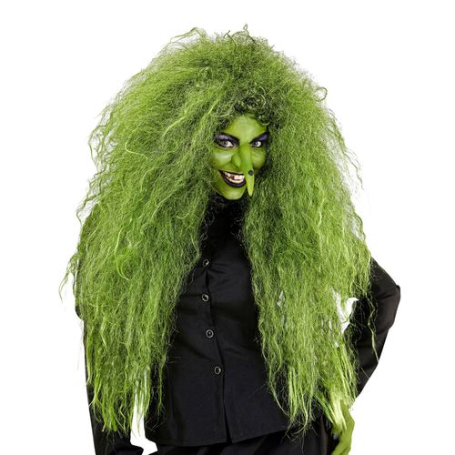 Perruque Sorcière Verte Femme Taille Unique