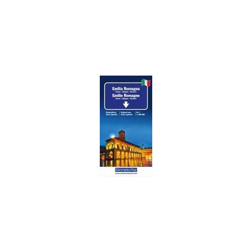 Kümmerly+Frey Regional-Strassenkarte 7 Emilia Romagna 1:200.000