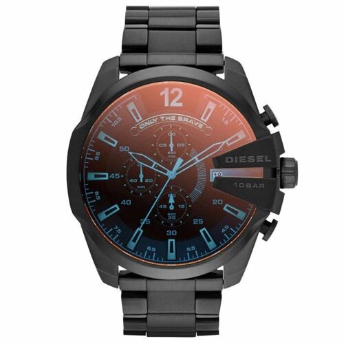 Diesel Dz4318 Mega Chief Quartz Stainless Steel Chronograph Men's Watch