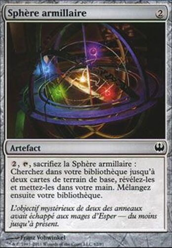 Sphère Armillaire ( Armillary Sphere) - Magic Mtg - Chevaliers Vs Dragon Vf Mint 62 - C