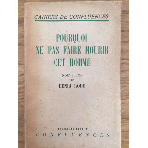 Pourquoi Ne Pas Faire Mourir Cet Homme - Nouvelles